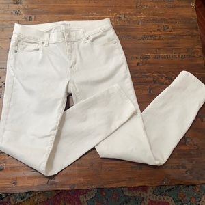 Loft white jeans